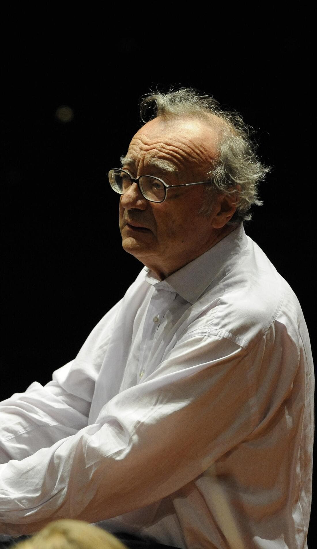 Alfred Brendel promotional image for upcoming events and ticket sales