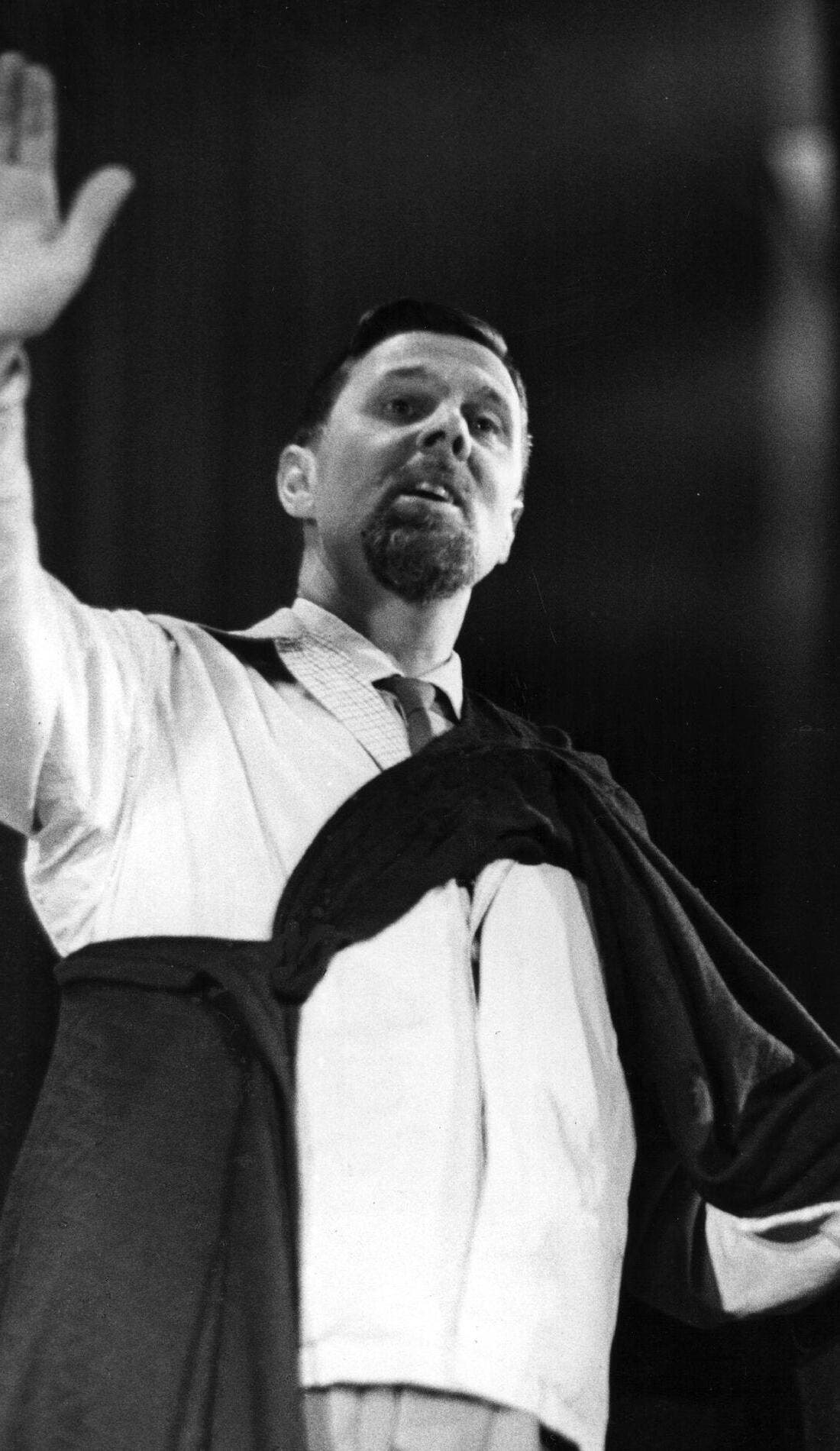 Alfred Deller promotional image for upcoming events and ticket sales