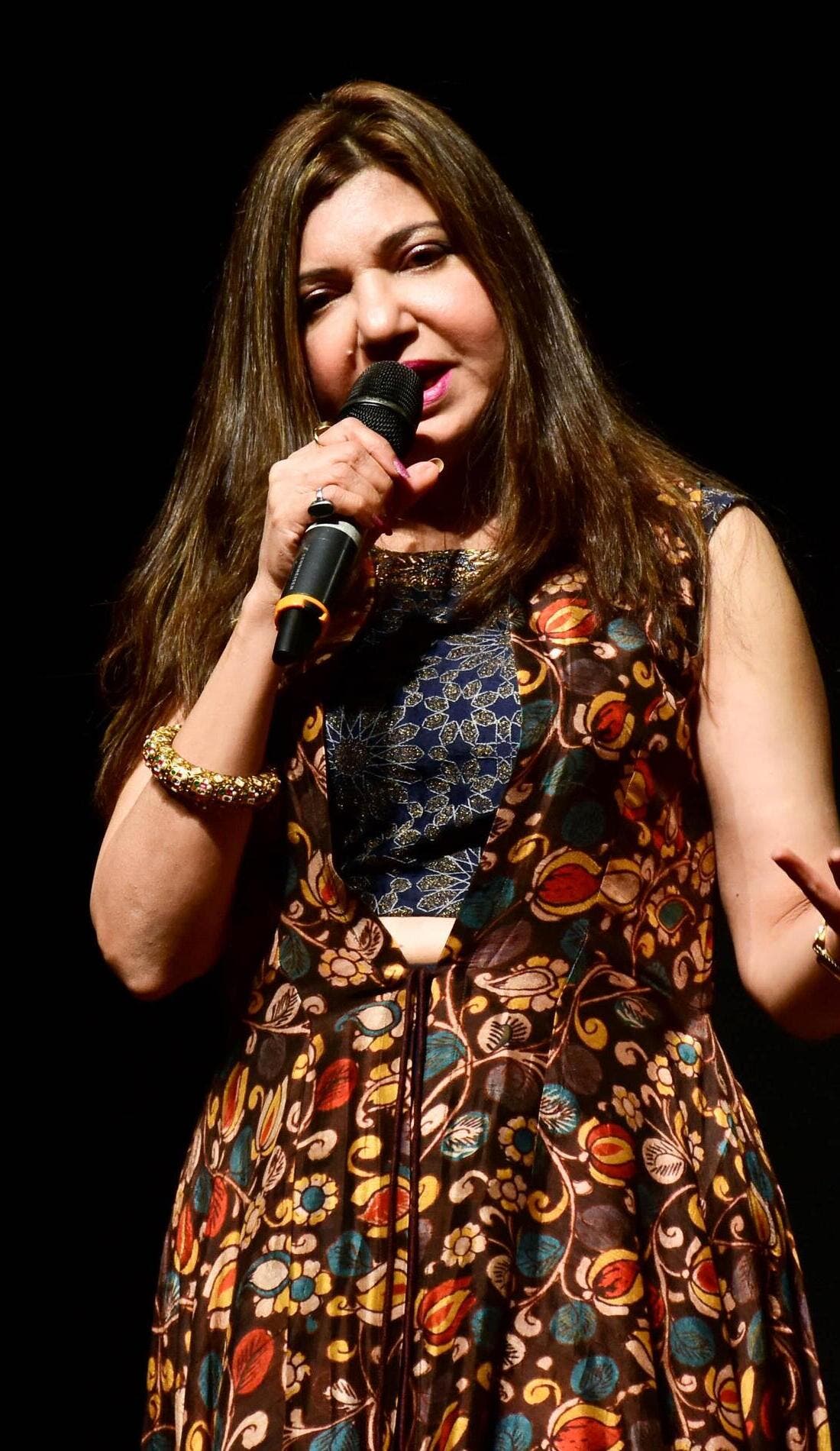 Alka Yagnik promotional image for upcoming events and ticket sales