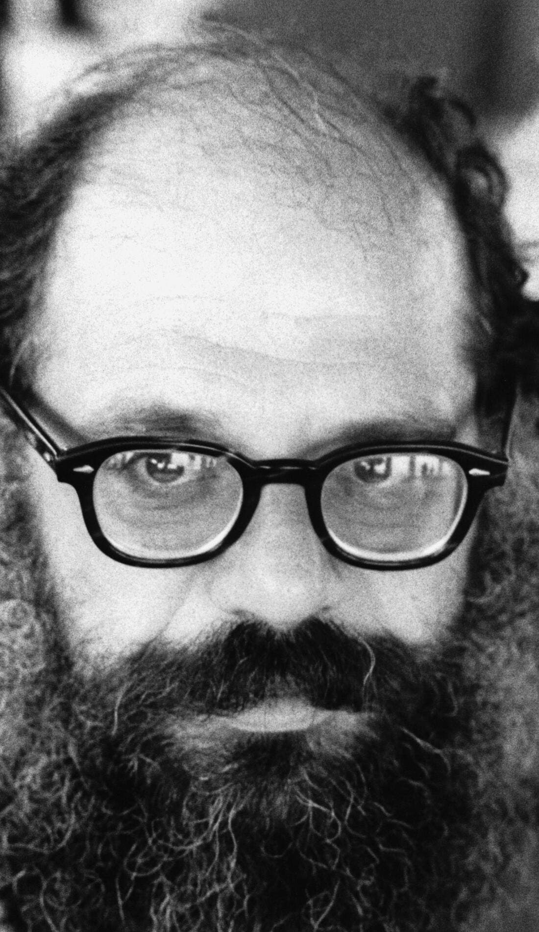 Allen Ginsberg promotional image for upcoming events and ticket sales