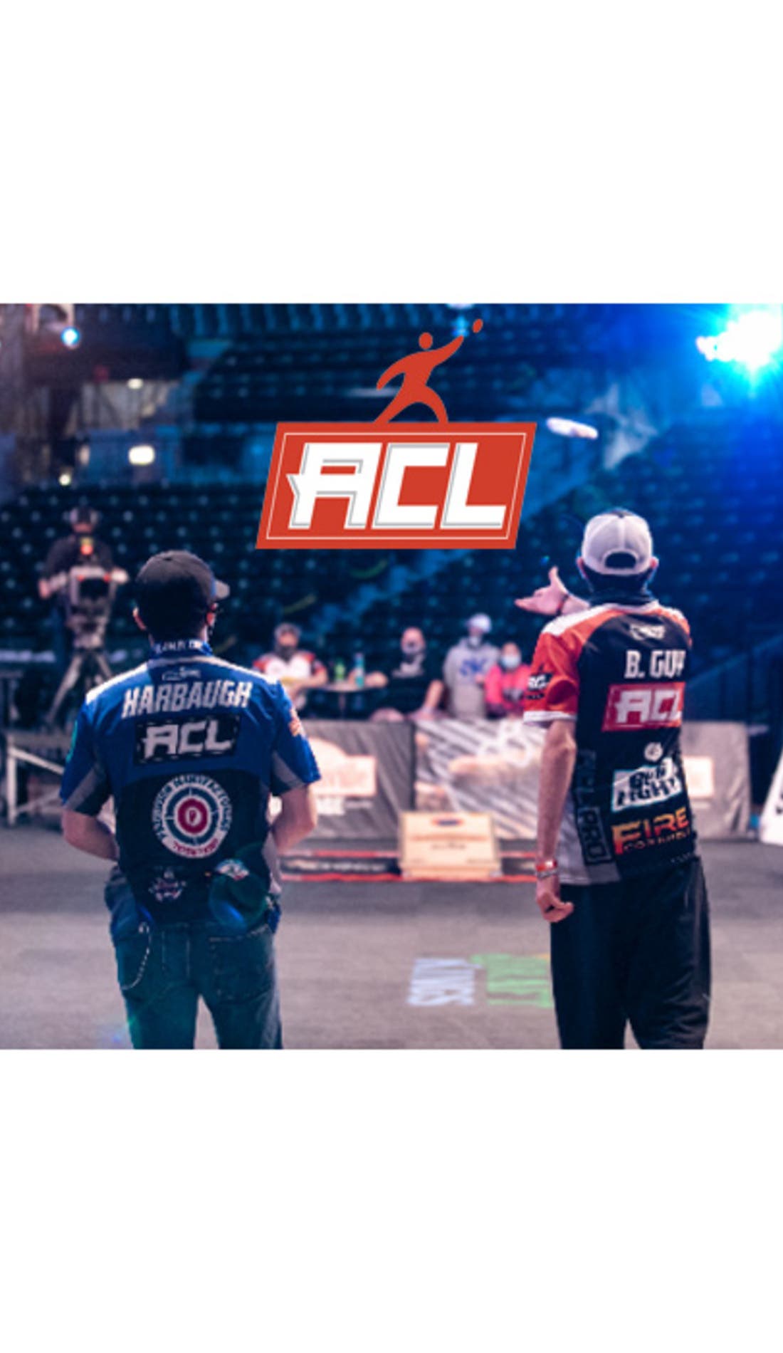 American Cornhole League promotional image for upcoming events and ticket sales