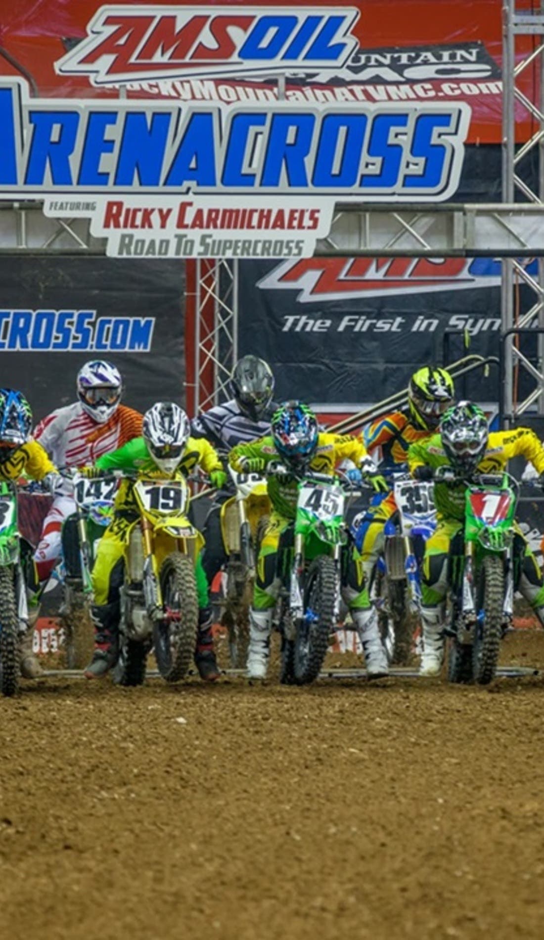 AMSOIL Arenacross promotional image for upcoming events and ticket sales