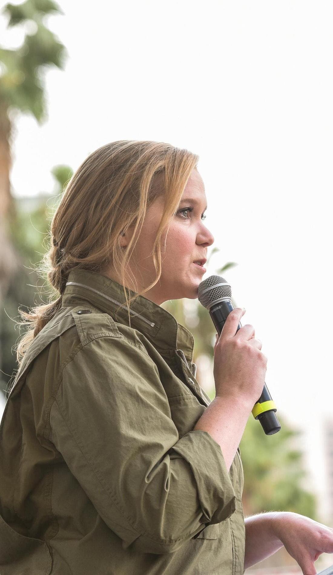 Amy Schumer promotional image for upcoming events and ticket sales