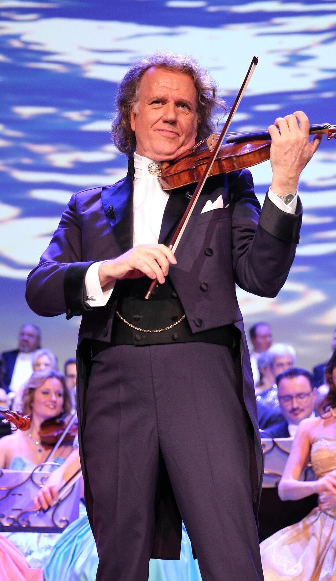 Andre Rieu promotional image for upcoming events and ticket sales
