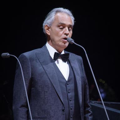 Promotional image of Andrea Bocelli