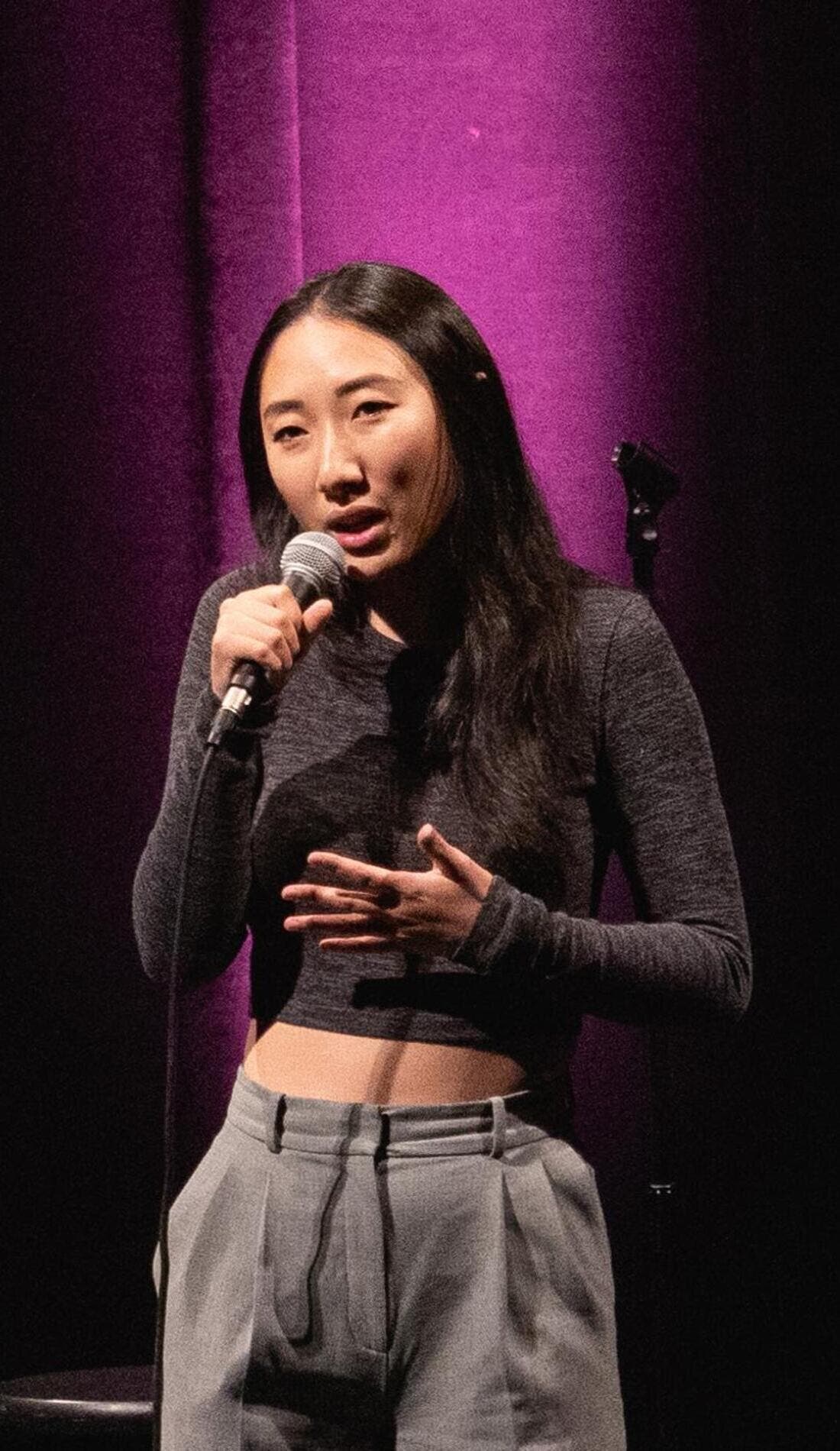 Andrea Jin promotional image for upcoming events and ticket sales