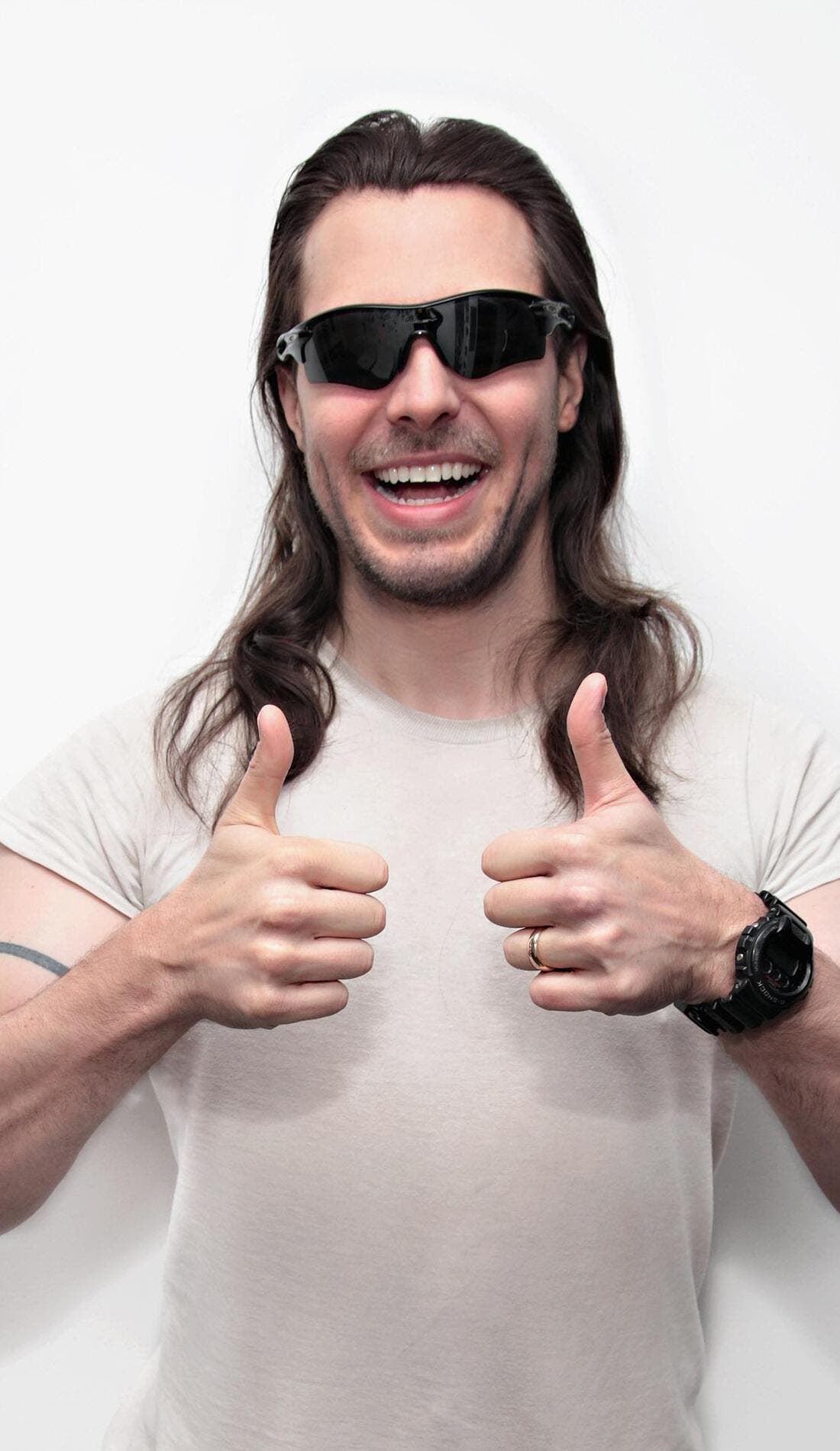 Andrew W.K. promotional image for upcoming events and ticket sales