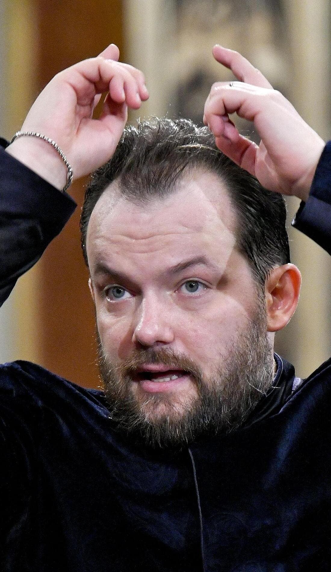 Andris Nelsons promotional image for upcoming events and ticket sales