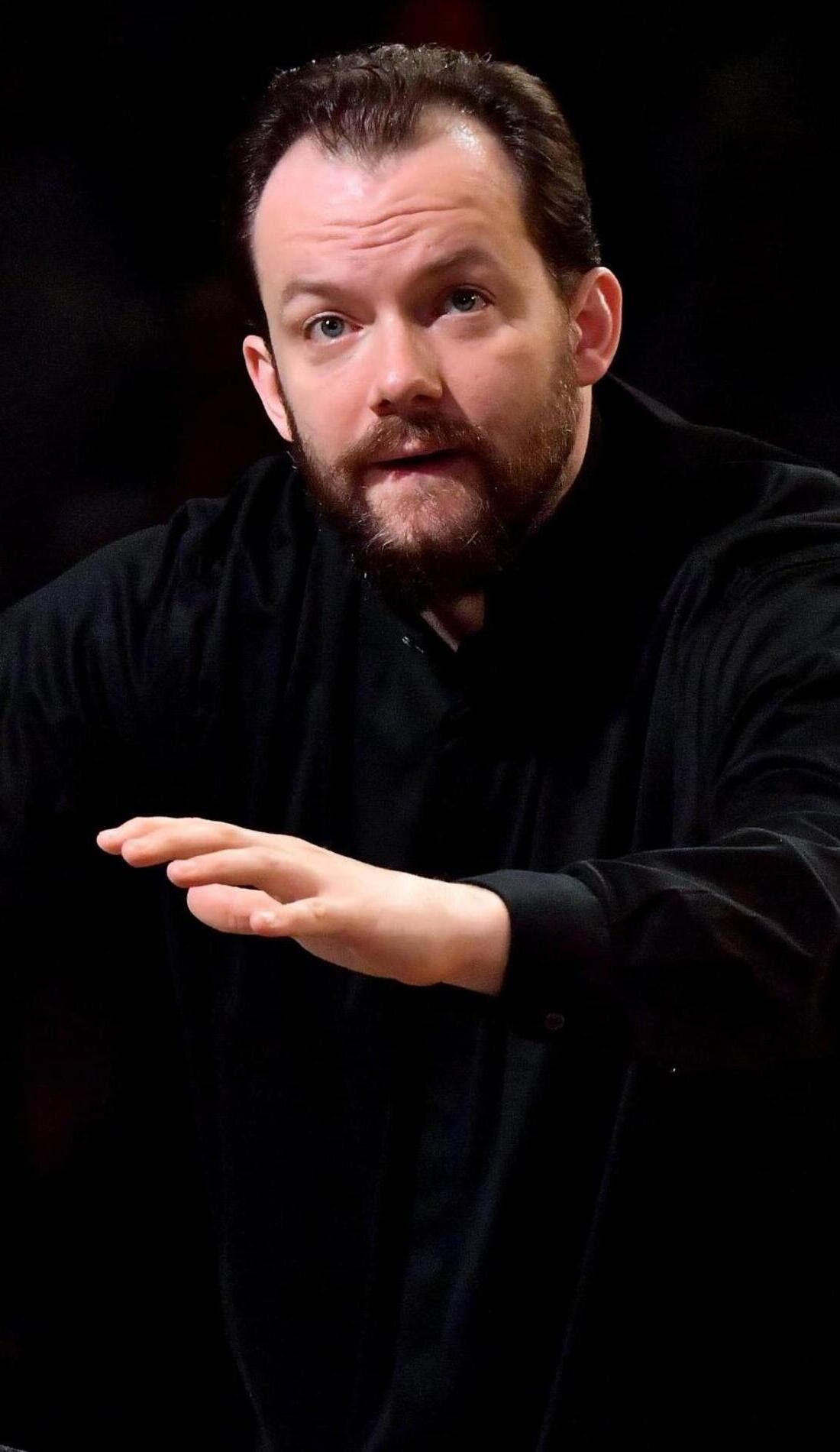 Andris Nelsons promotional image for upcoming events and ticket sales