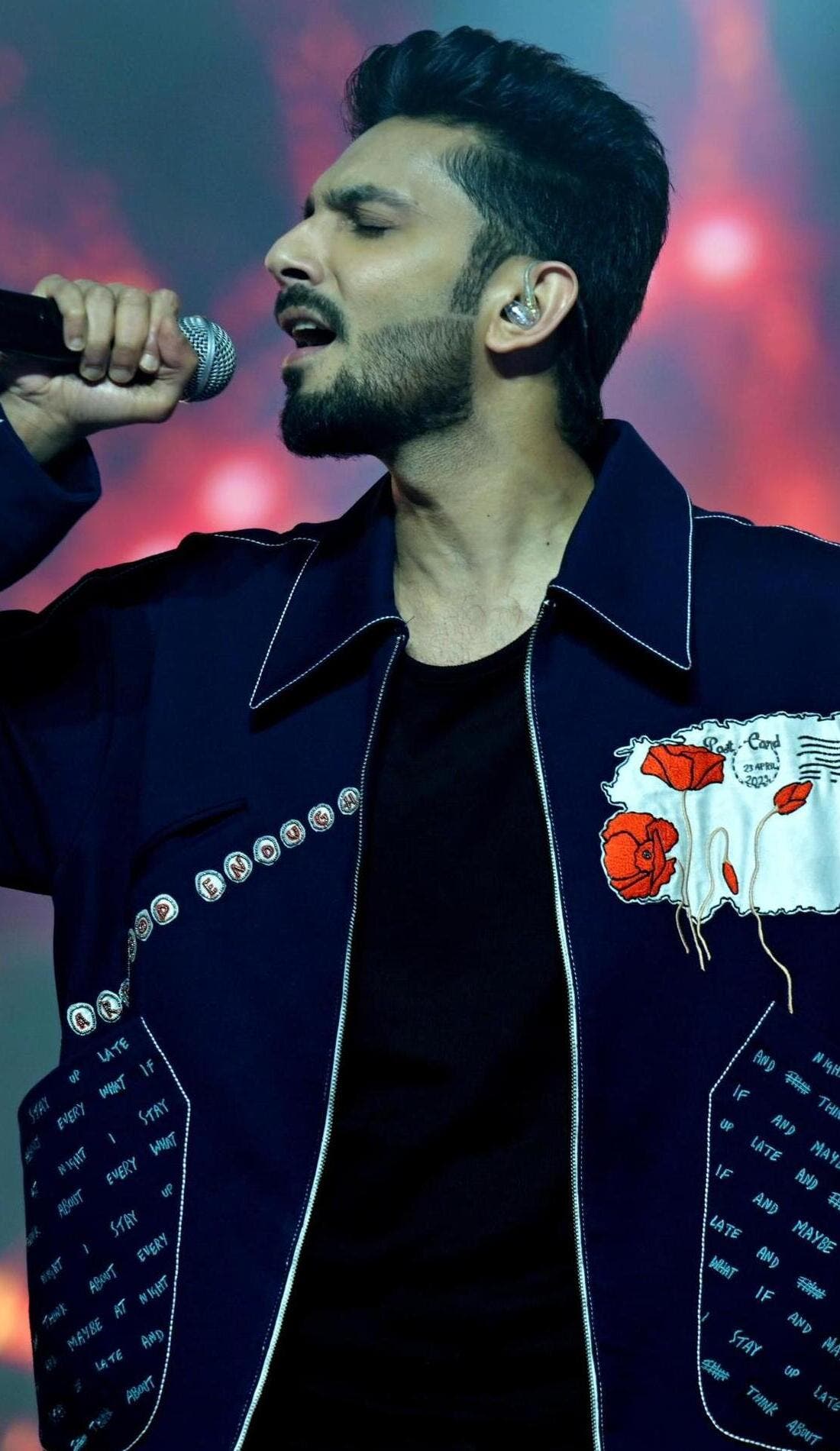 Anirudh promotional image for upcoming events and ticket sales