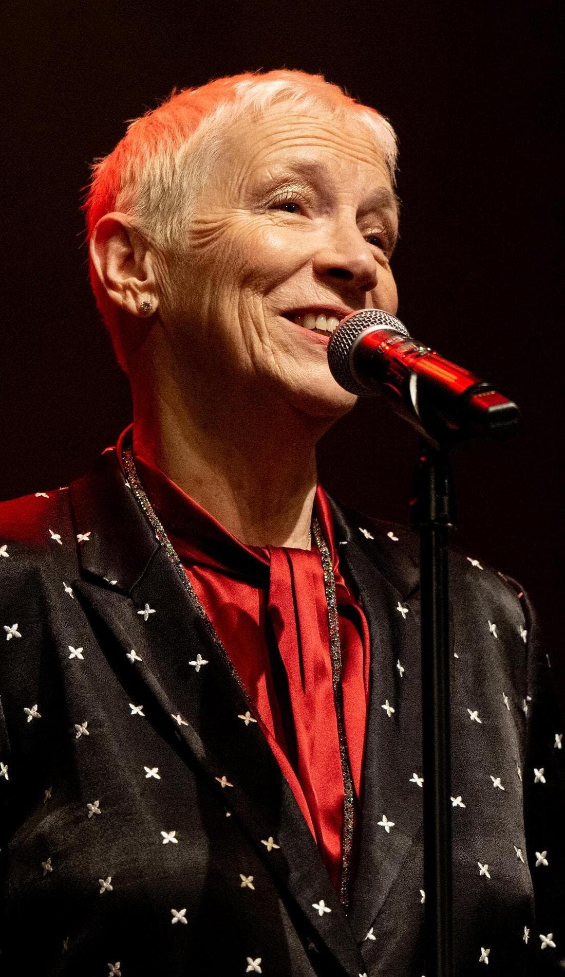 Annie Lennox promotional image for upcoming events and ticket sales