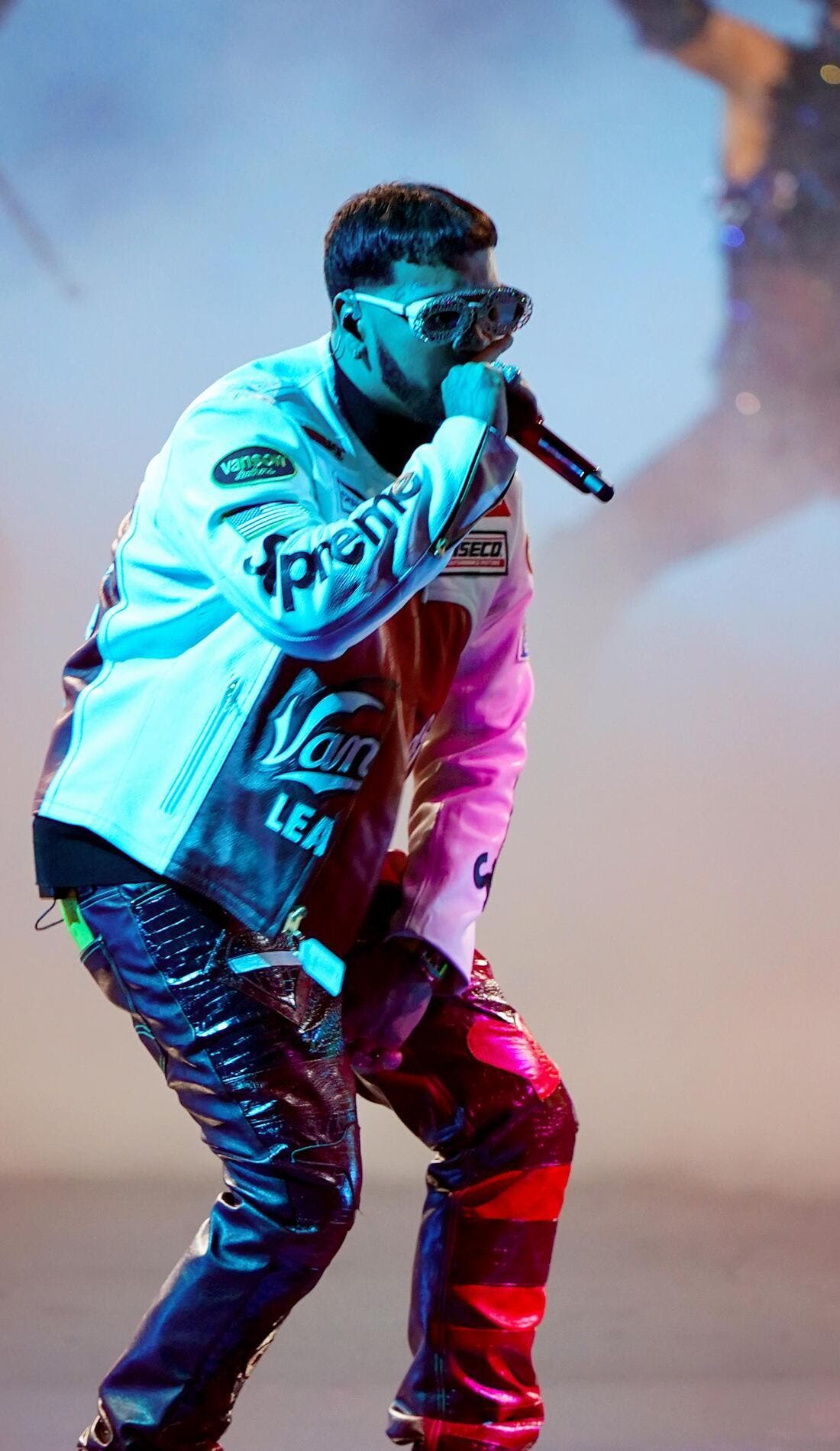 Anuel AA promotional image for upcoming events and ticket sales in Fort Worth