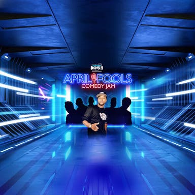 Promotional image of April Fools Comedy Jam