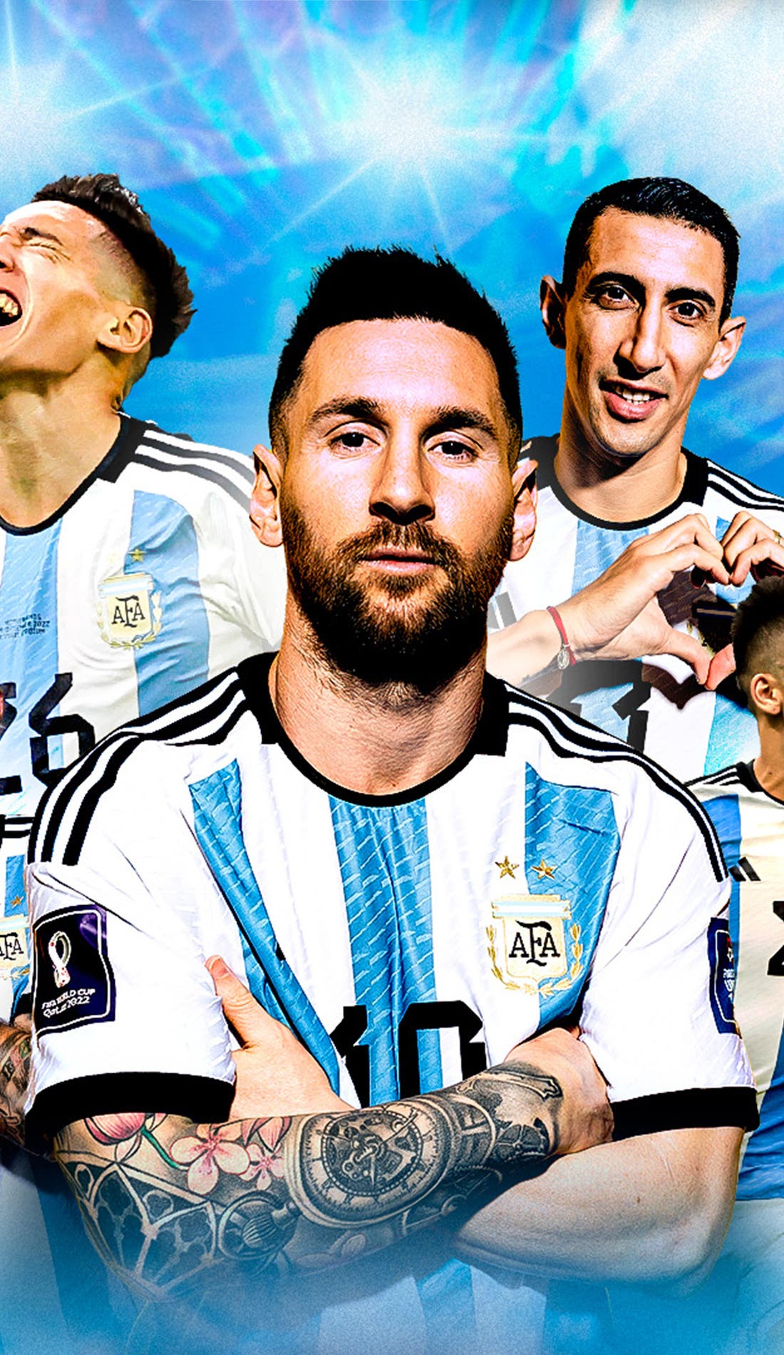 Argentina National Football Team promotional image for upcoming events and ticket sales