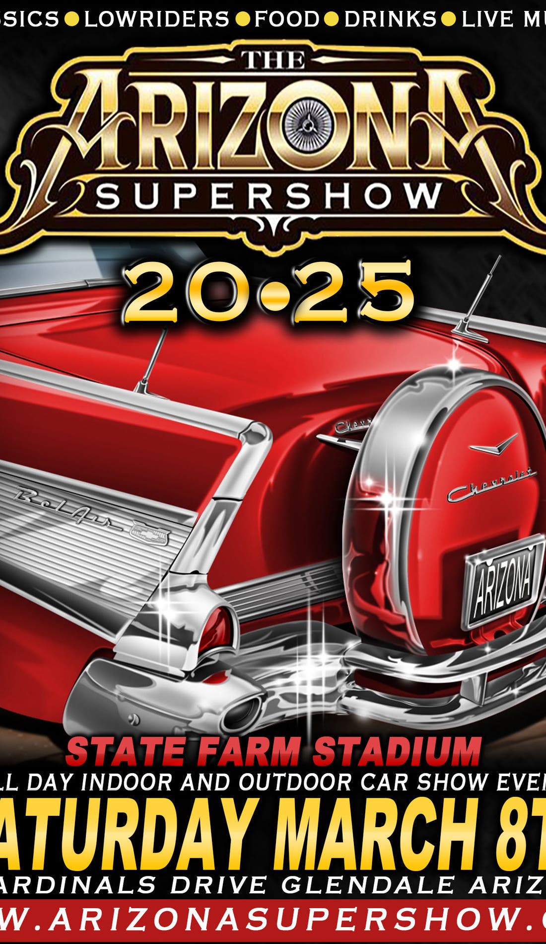 Arizona Super Show promotional image for upcoming events and ticket sales