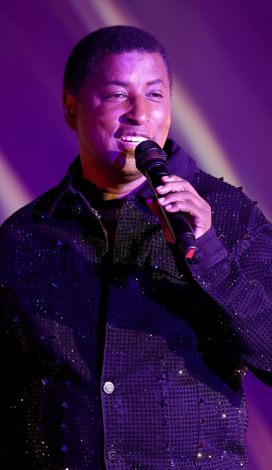Babyface promotional image for upcoming events and ticket sales