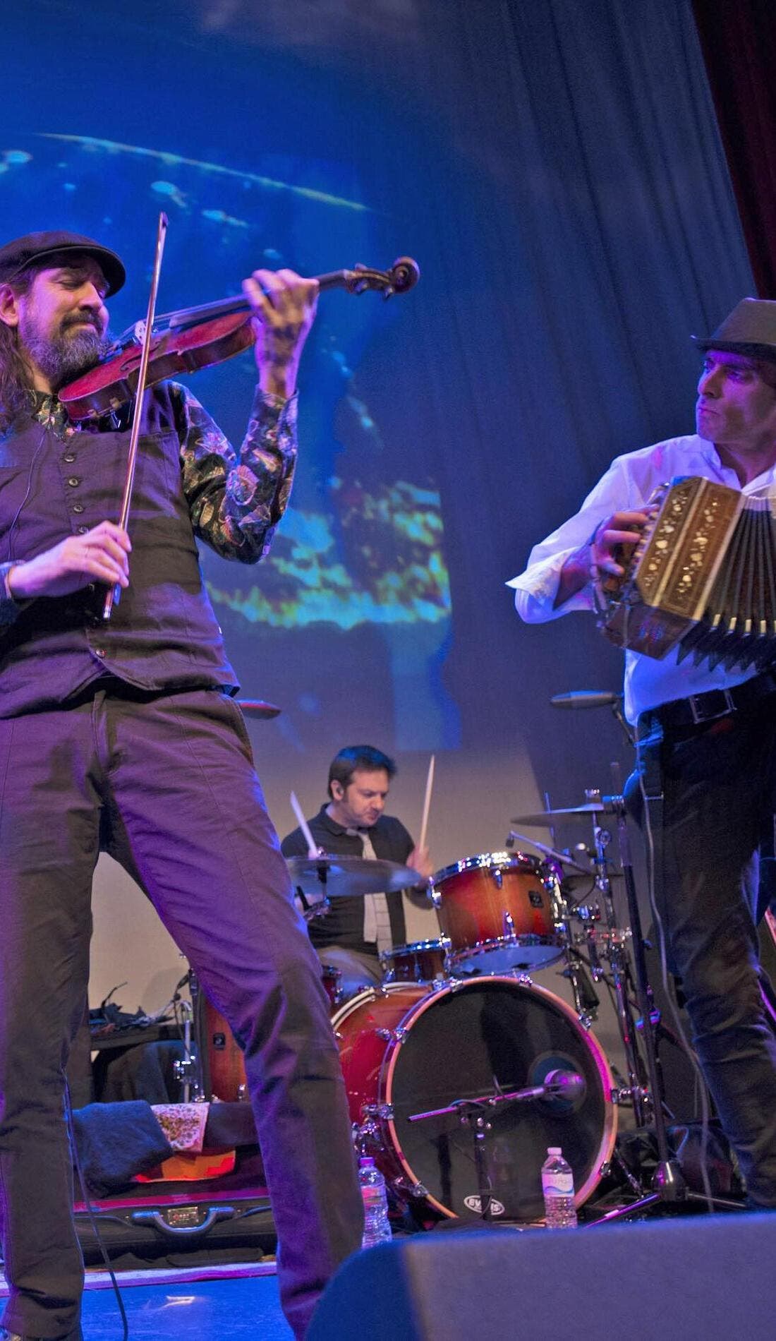 Bajofondo promotional image for upcoming events and ticket sales