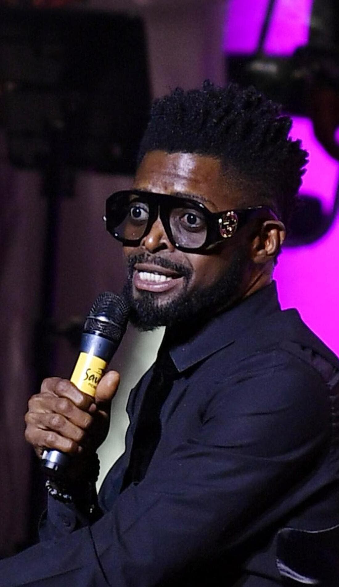 Basketmouth promotional image for upcoming events and ticket sales