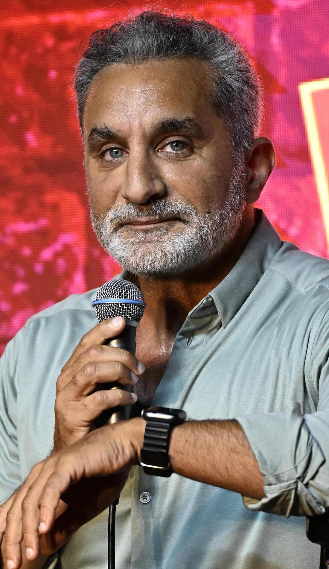 Bassem Youssef promotional image for upcoming events and ticket sales