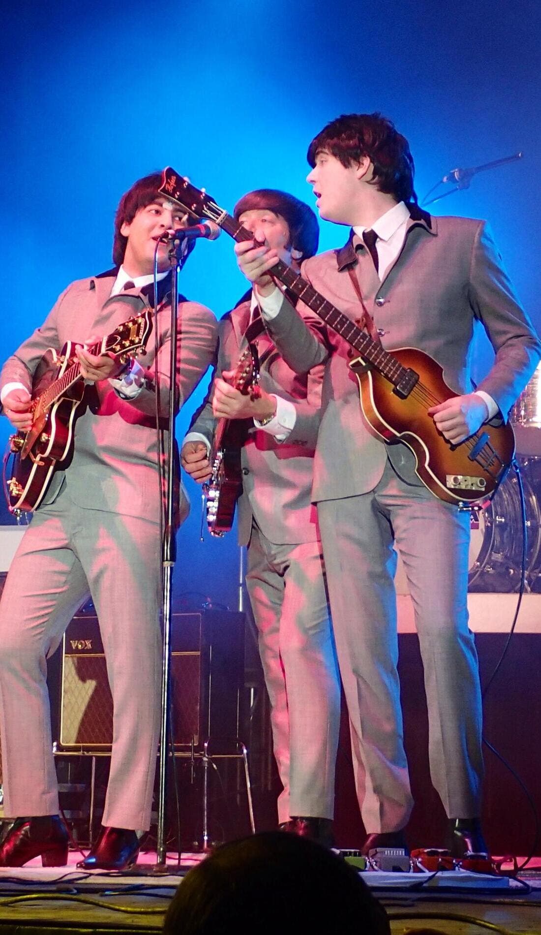 Beatlemania Now promotional image for upcoming events and ticket sales