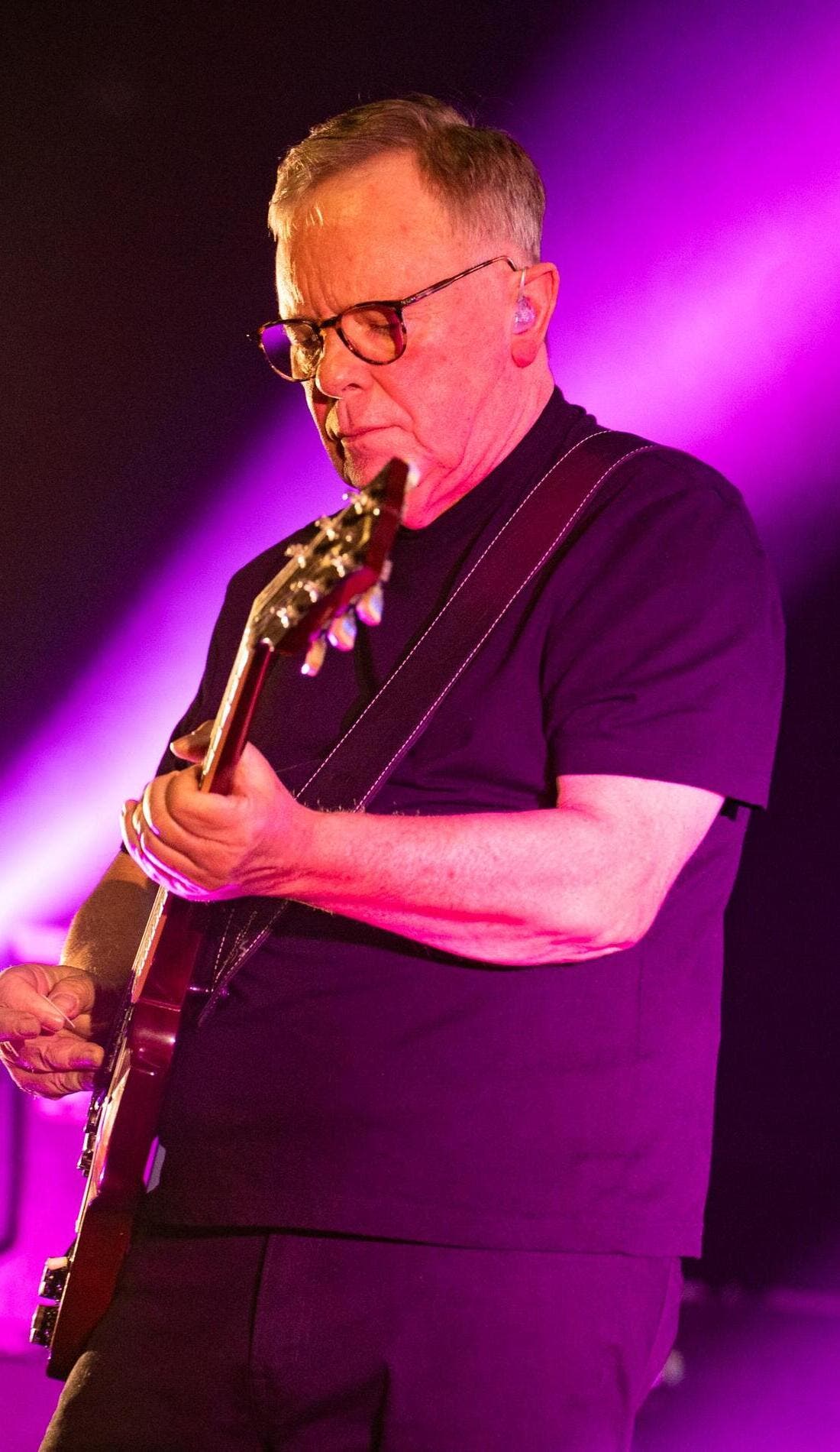 Bernard Sumner promotional image for upcoming events and ticket sales