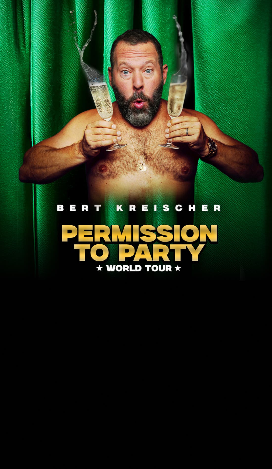 Bert Kreischer promotional image for upcoming events and ticket sales