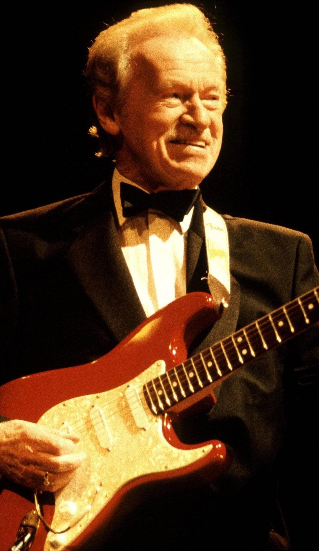 Bert Weedon promotional image for upcoming events and ticket sales