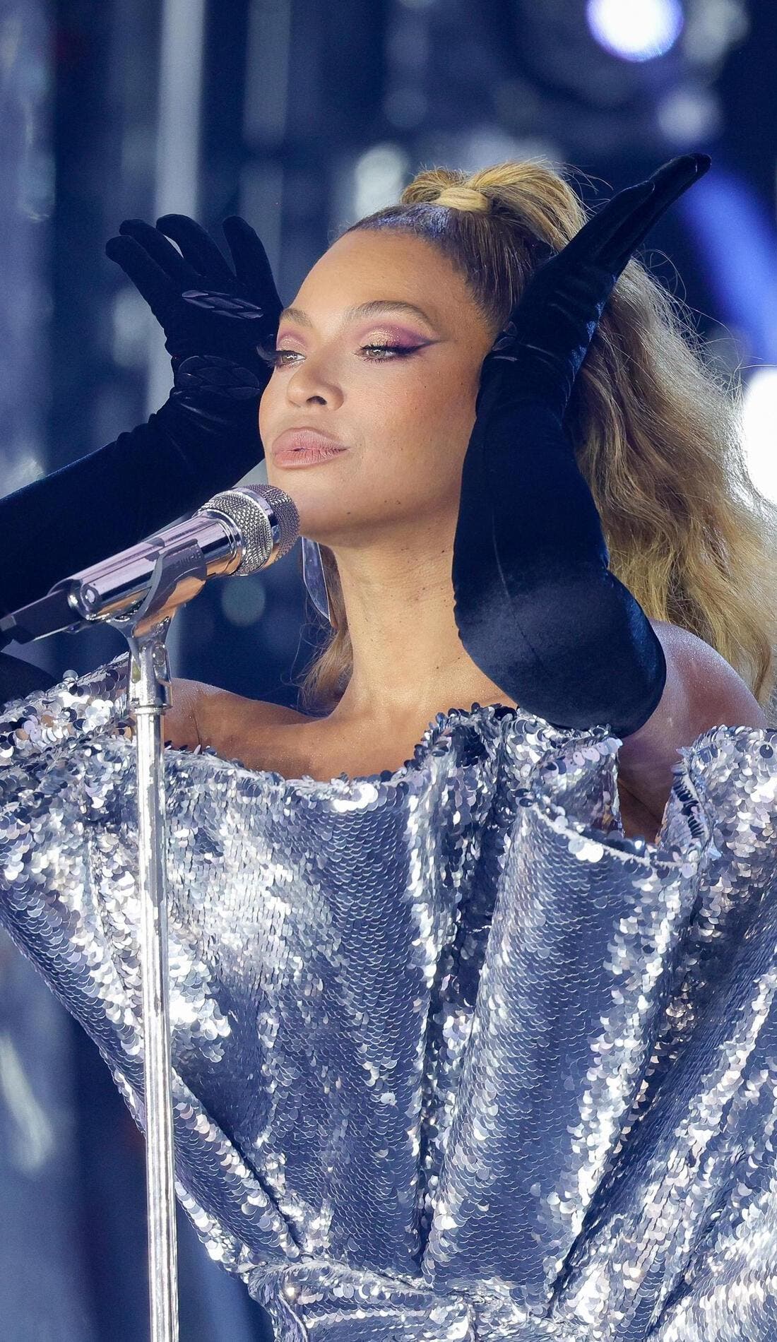 Beyonce promotional image for upcoming events and ticket sales in New Orleans