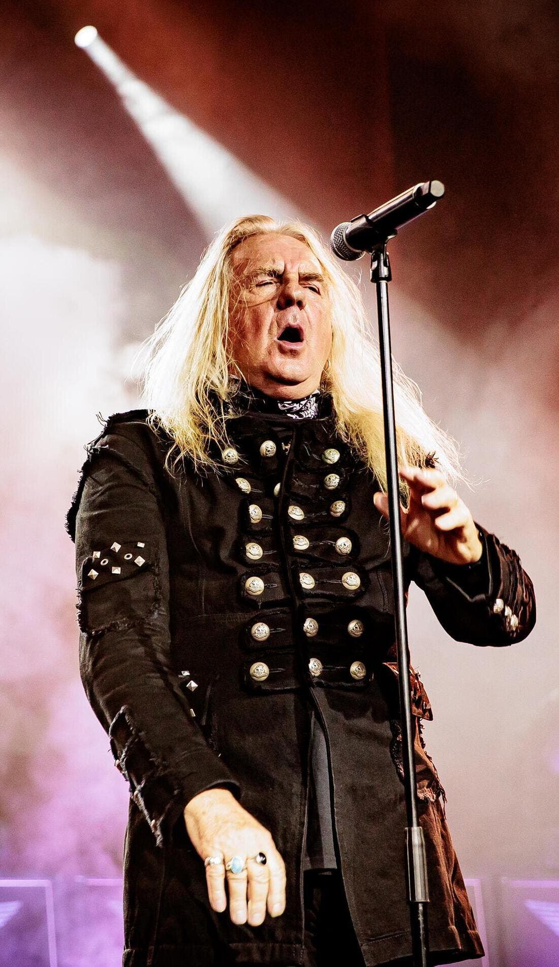 Biff Byford promotional image for upcoming events and ticket sales