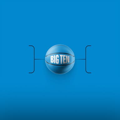 Promotional image of Big Ten Men's Basketball Tournament