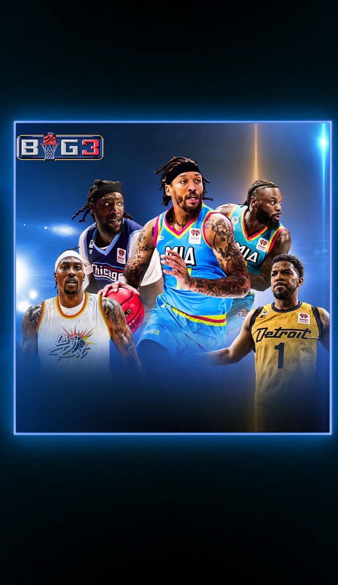 BIG3 Basketball promotional image for upcoming events and ticket sales