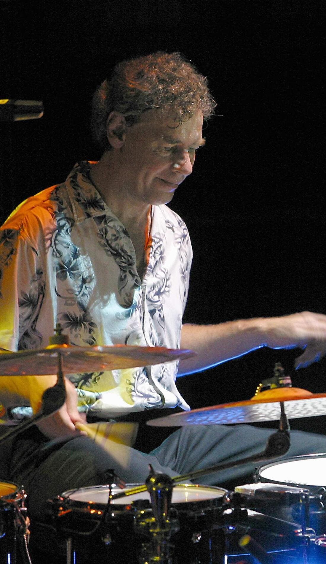 Bill Bruford promotional image for upcoming events and ticket sales