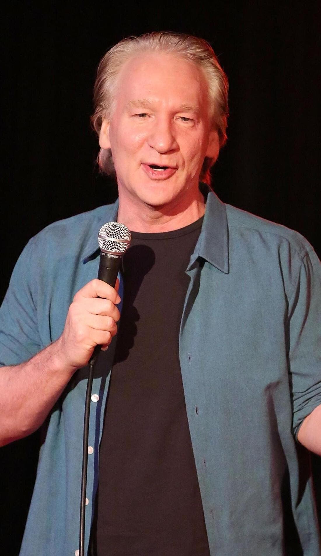 Bill Maher promotional image for upcoming events and ticket sales