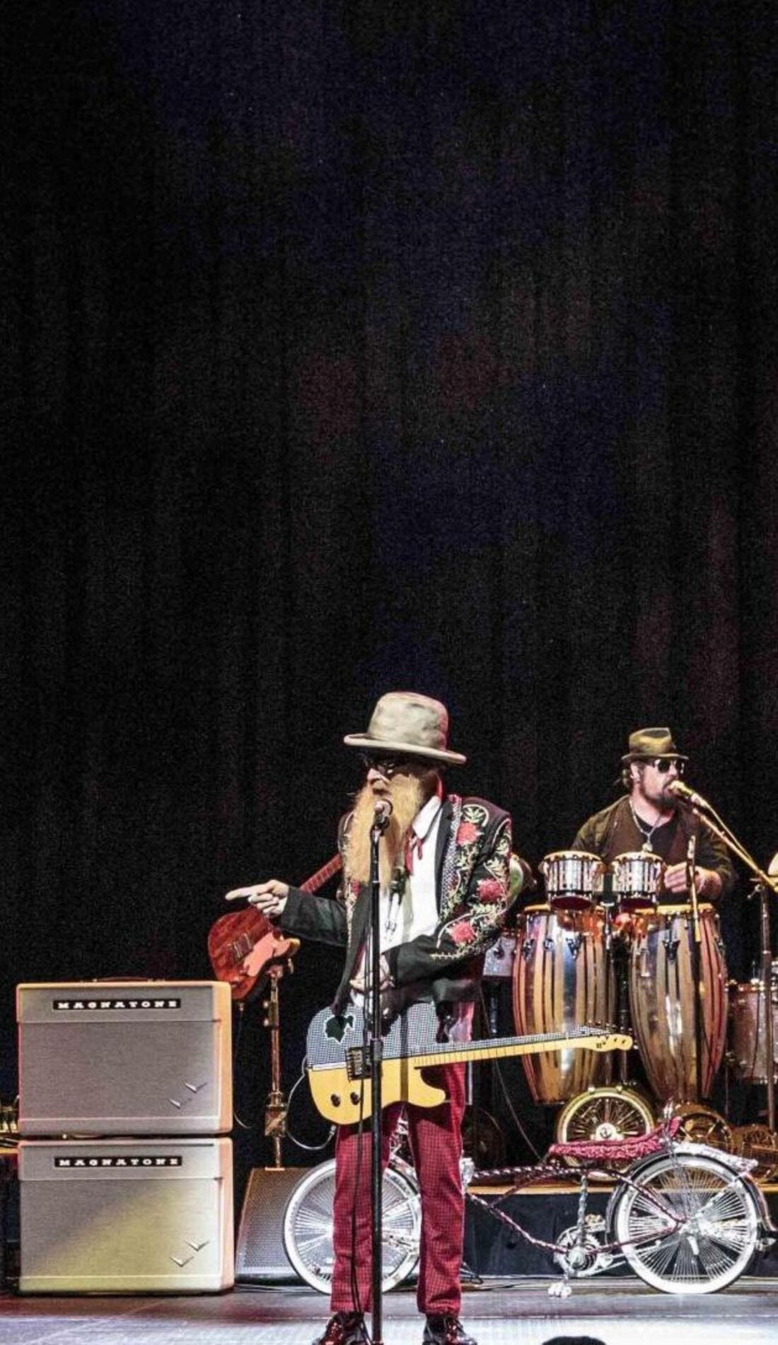 Billy Gibbons and The BFG's promotional image for upcoming events and ticket sales