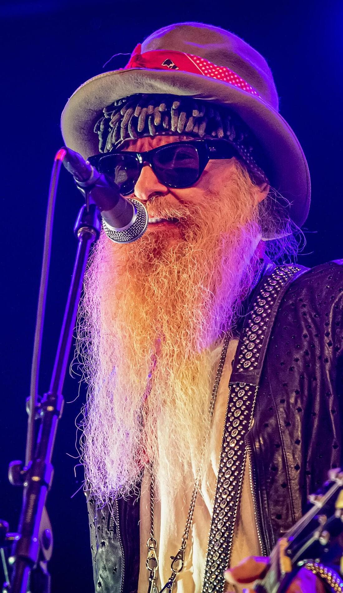 Billy Gibbons promotional image for upcoming events and ticket sales