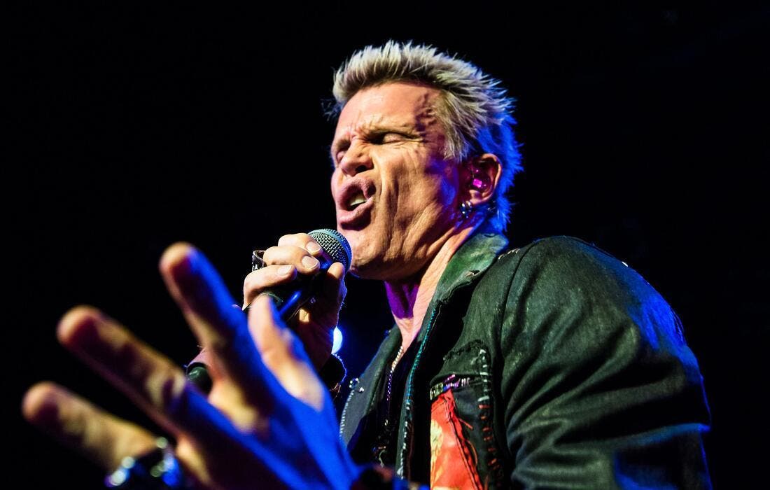 Promotional image for Billy Idol with Joan Jett & The Blackhearts tickets at Merriweather Post Pavilion on Aug 22, 2025