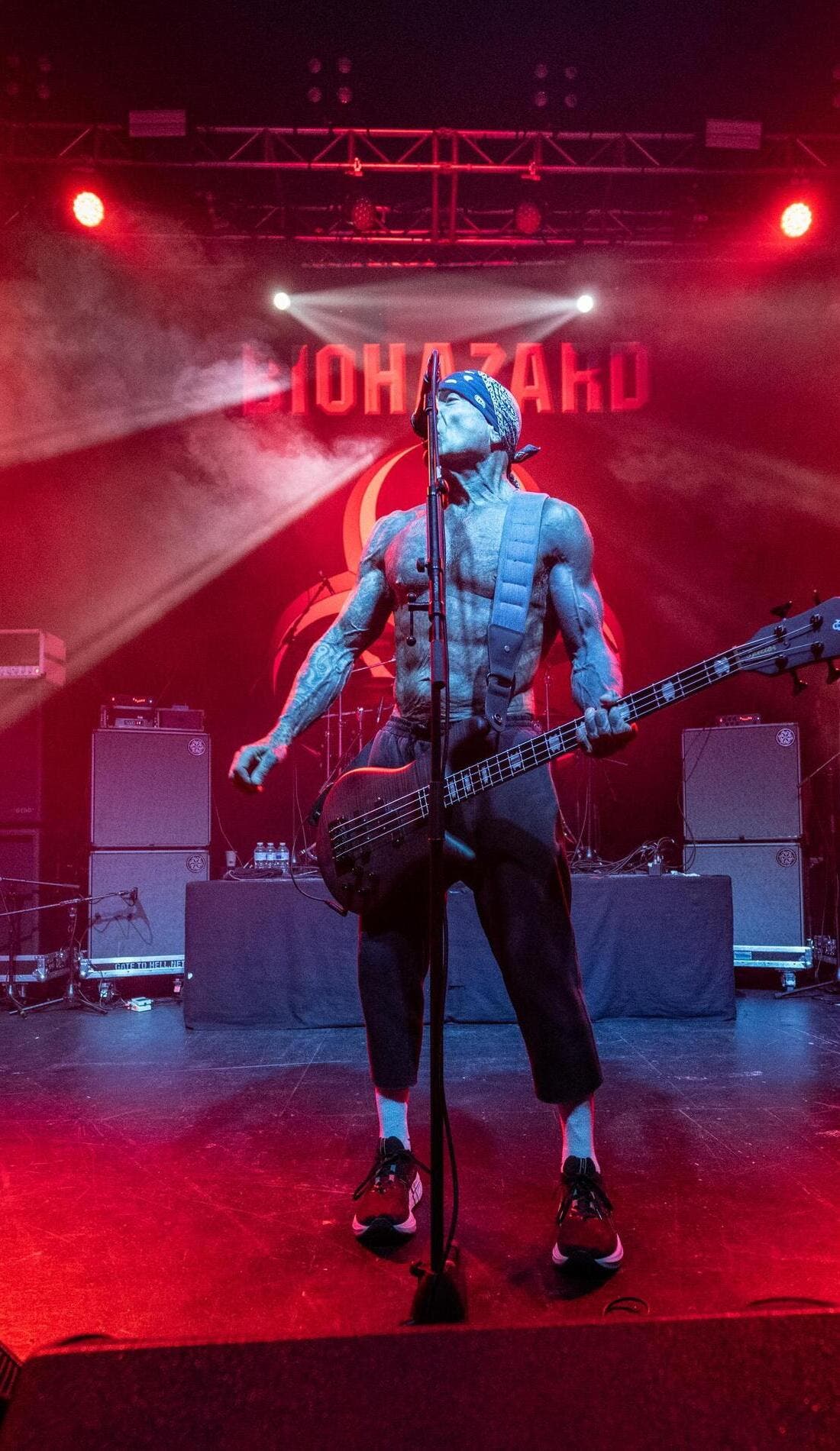 Biohazard promotional image for upcoming events and ticket sales