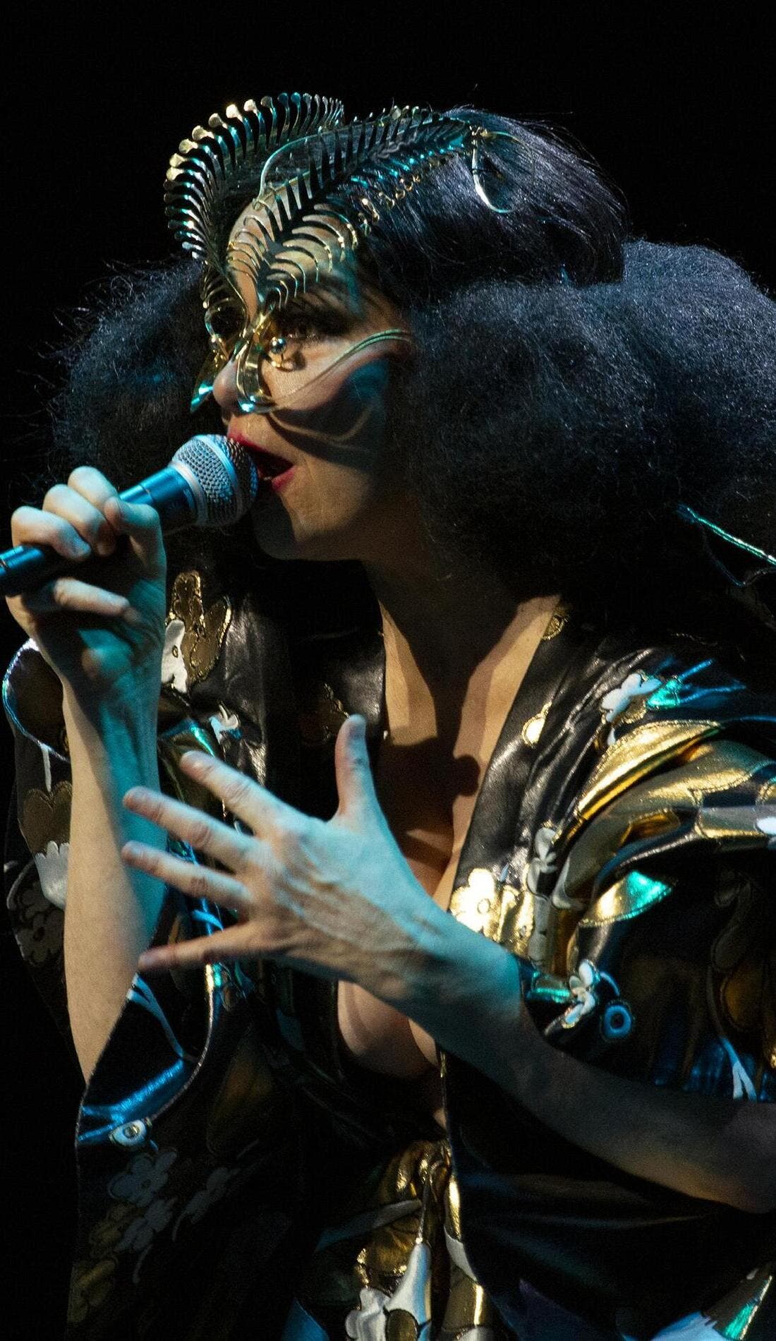 Bjork promotional image for upcoming events and ticket sales