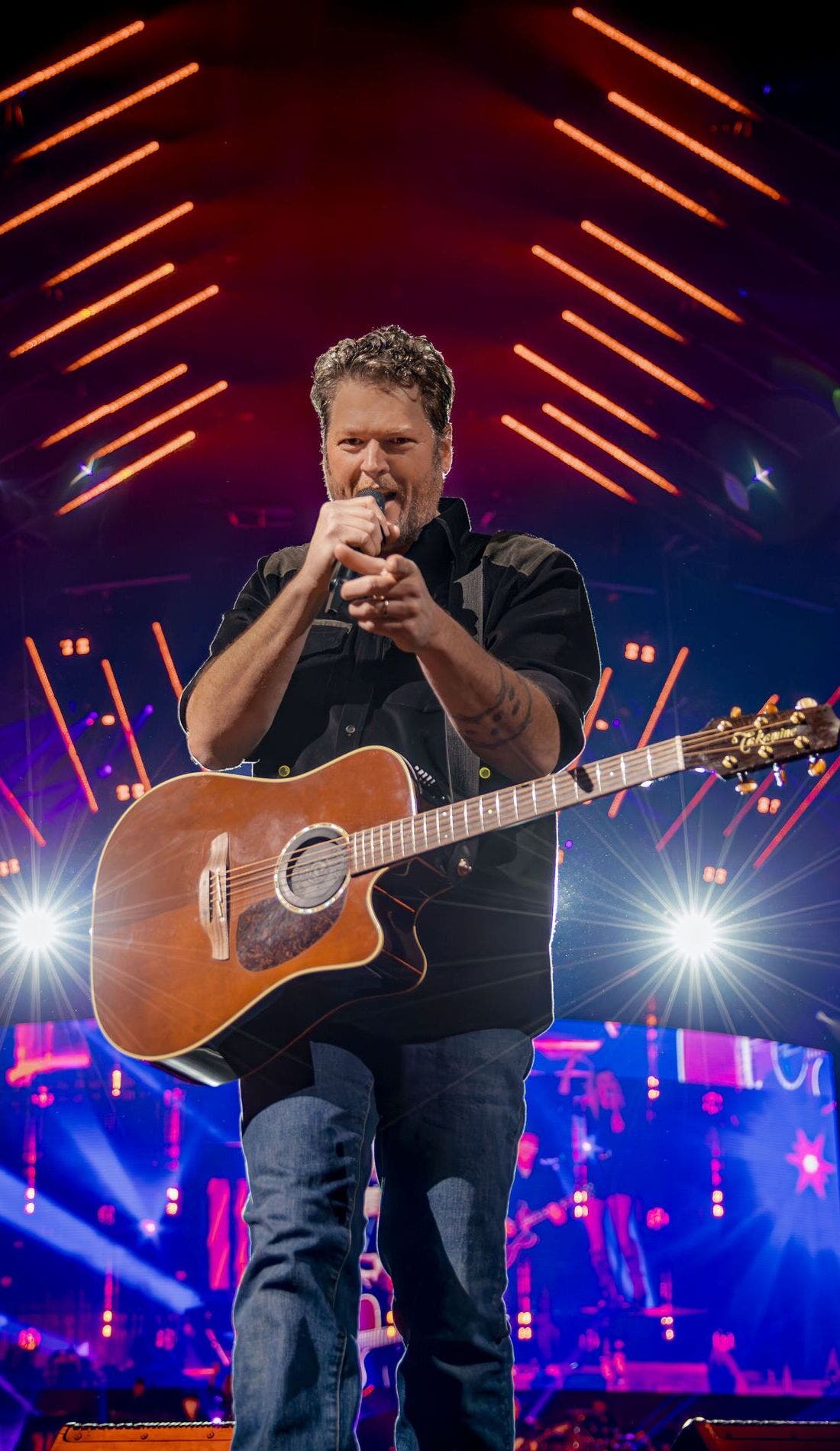 Blake Shelton promotional image for upcoming events and ticket sales