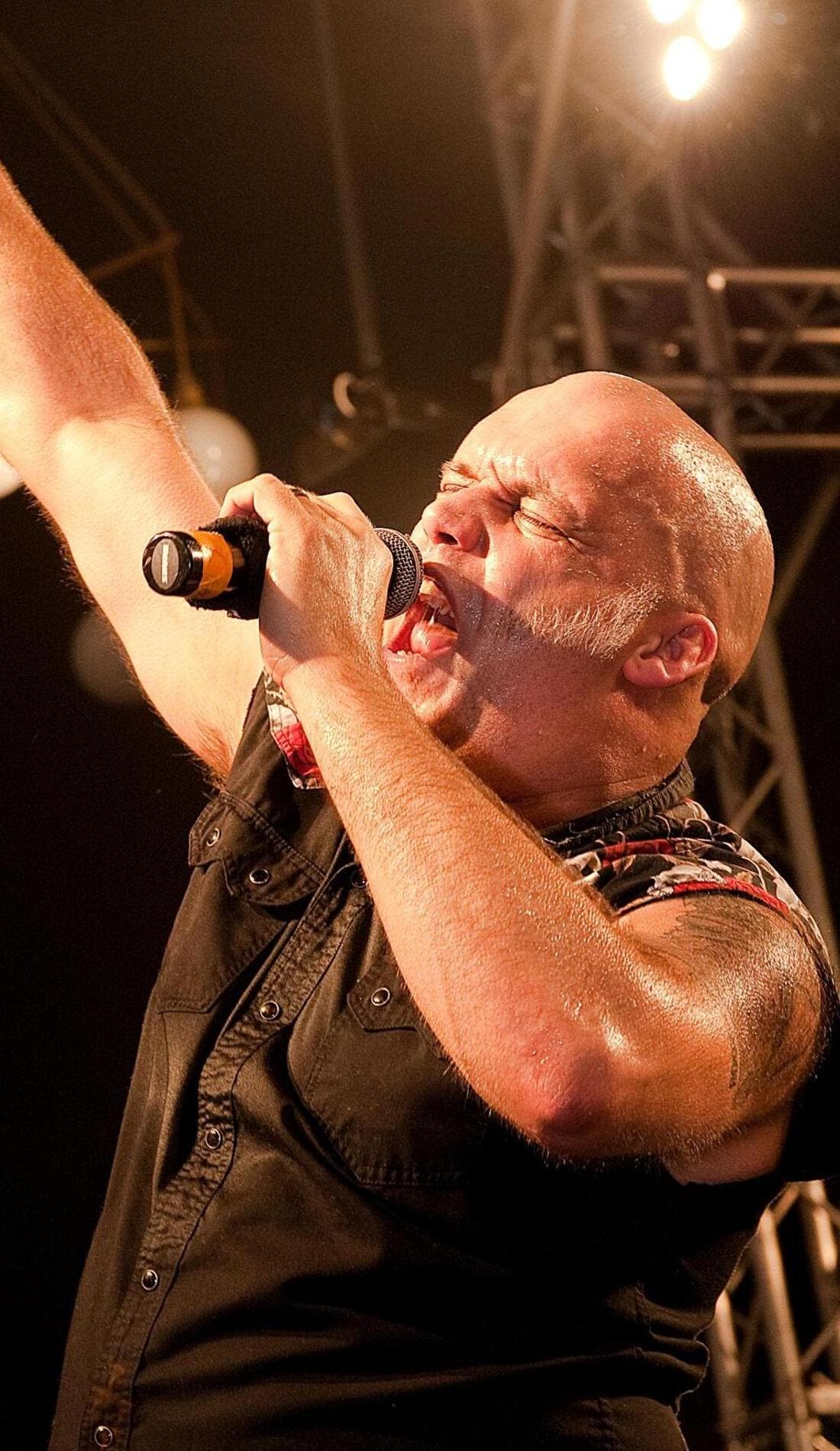 Blaze Bayley promotional image for upcoming events and ticket sales