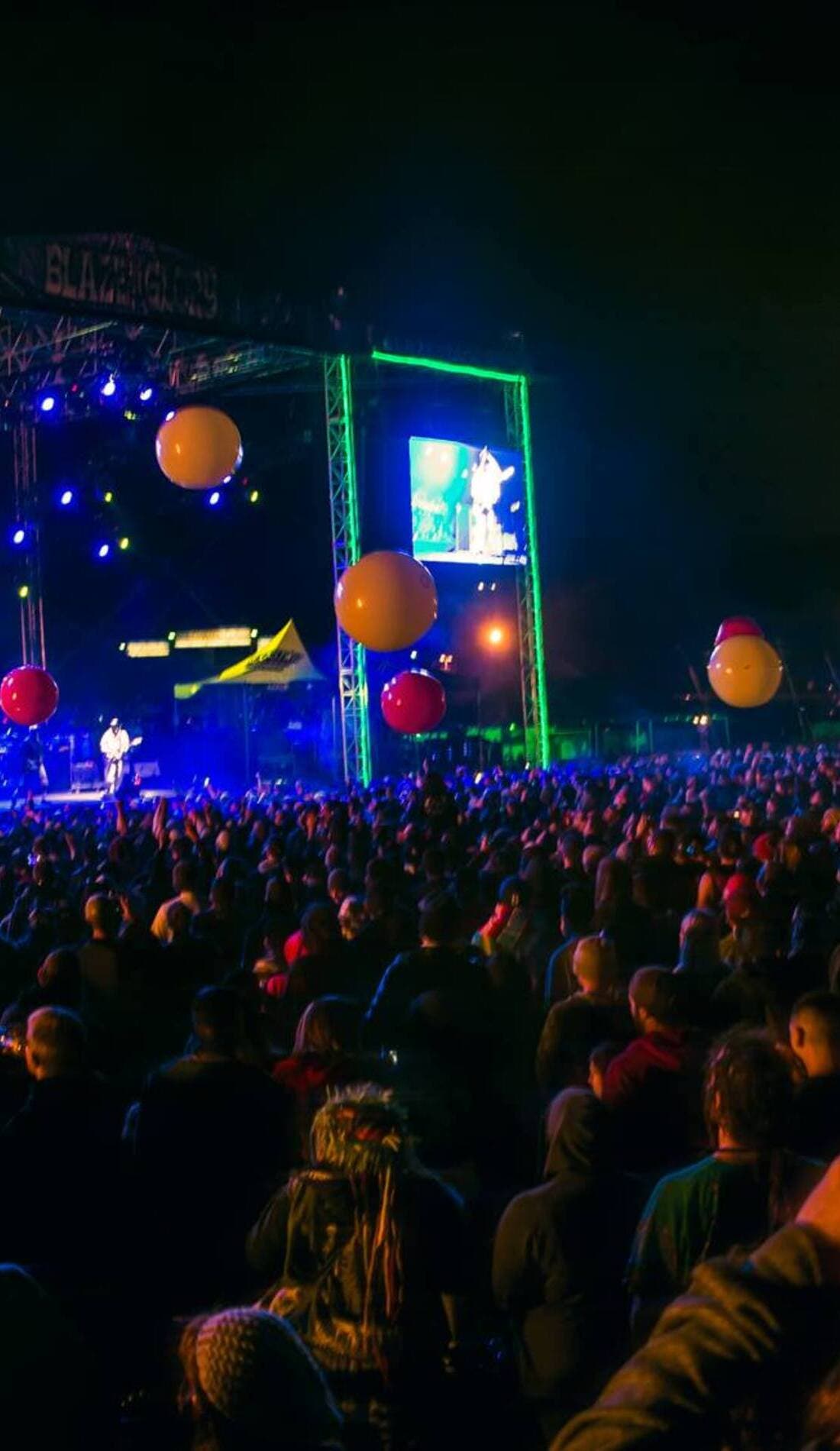 Blaze N Glory Music Festival promotional image for upcoming events and ticket sales