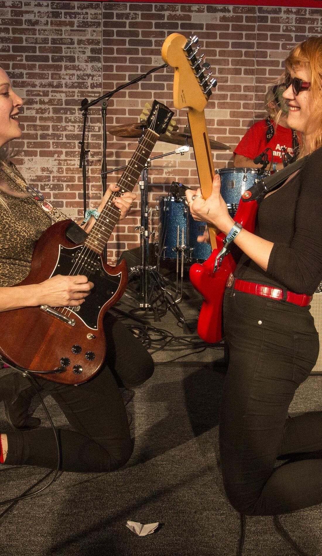 Bleached promotional image for upcoming events and ticket sales