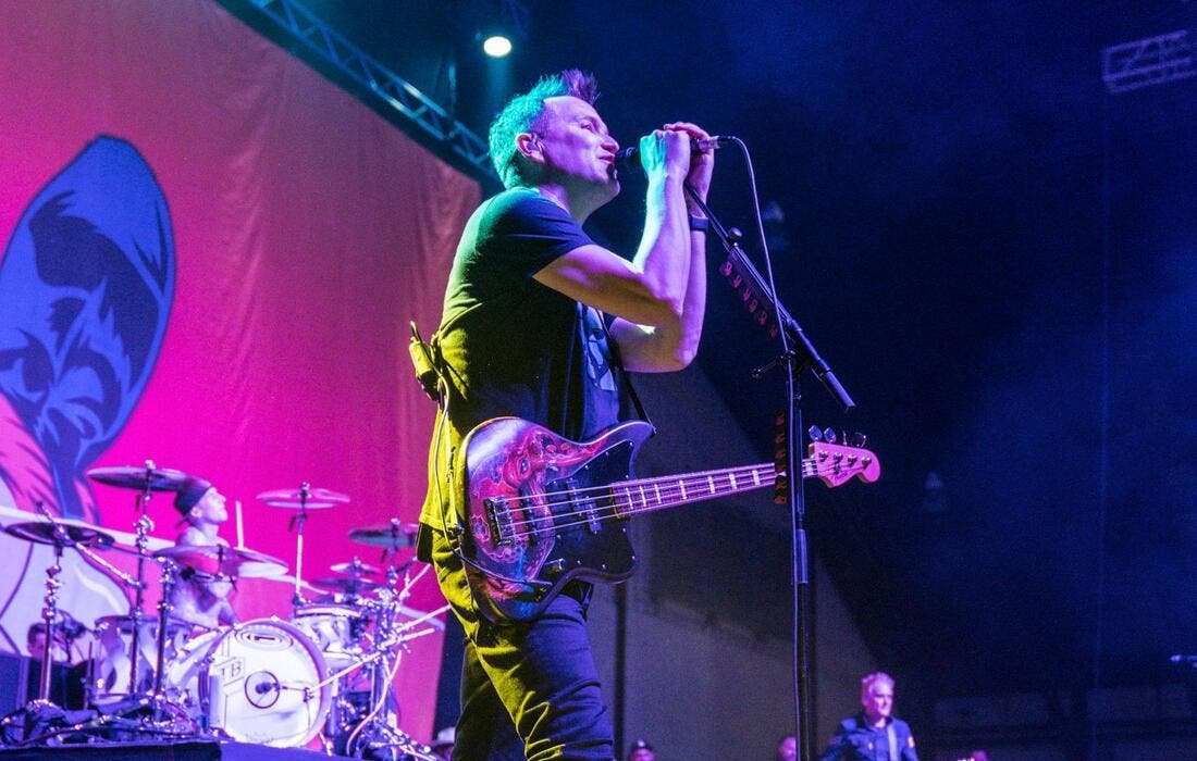 Promotional image for blink-182 with Alkaline Trio tickets at Hard Rock Live - Hollywood on Aug 28, 2025