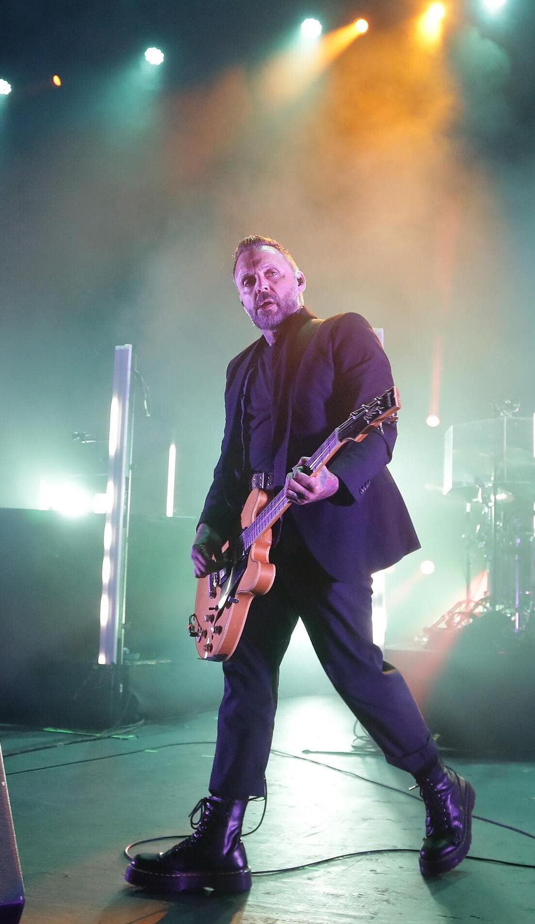 Blue October promotional image for upcoming events and ticket sales in Anaheim