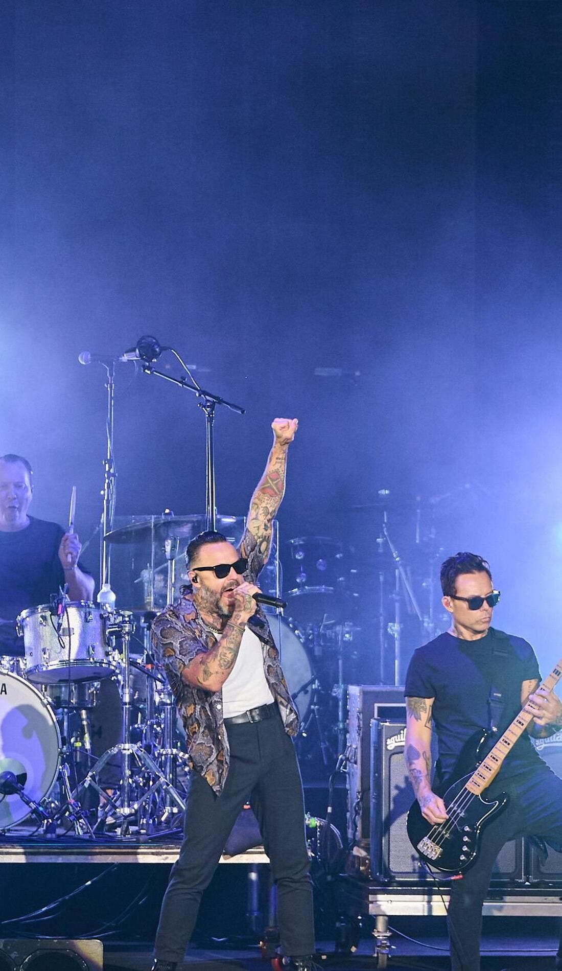 Blue October promotional image for upcoming events and ticket sales in Dallas