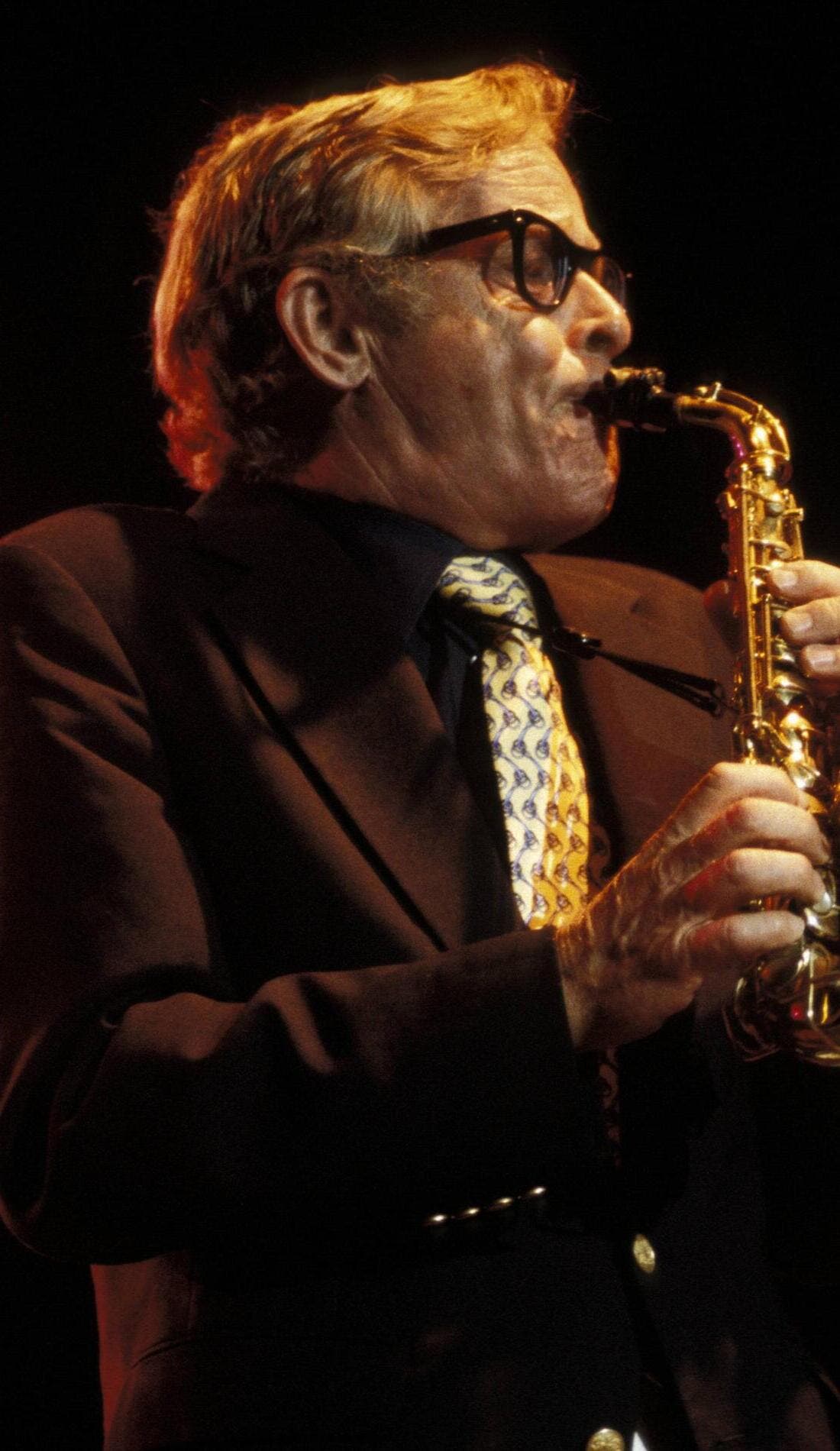 Bob Wilber promotional image for upcoming events and ticket sales