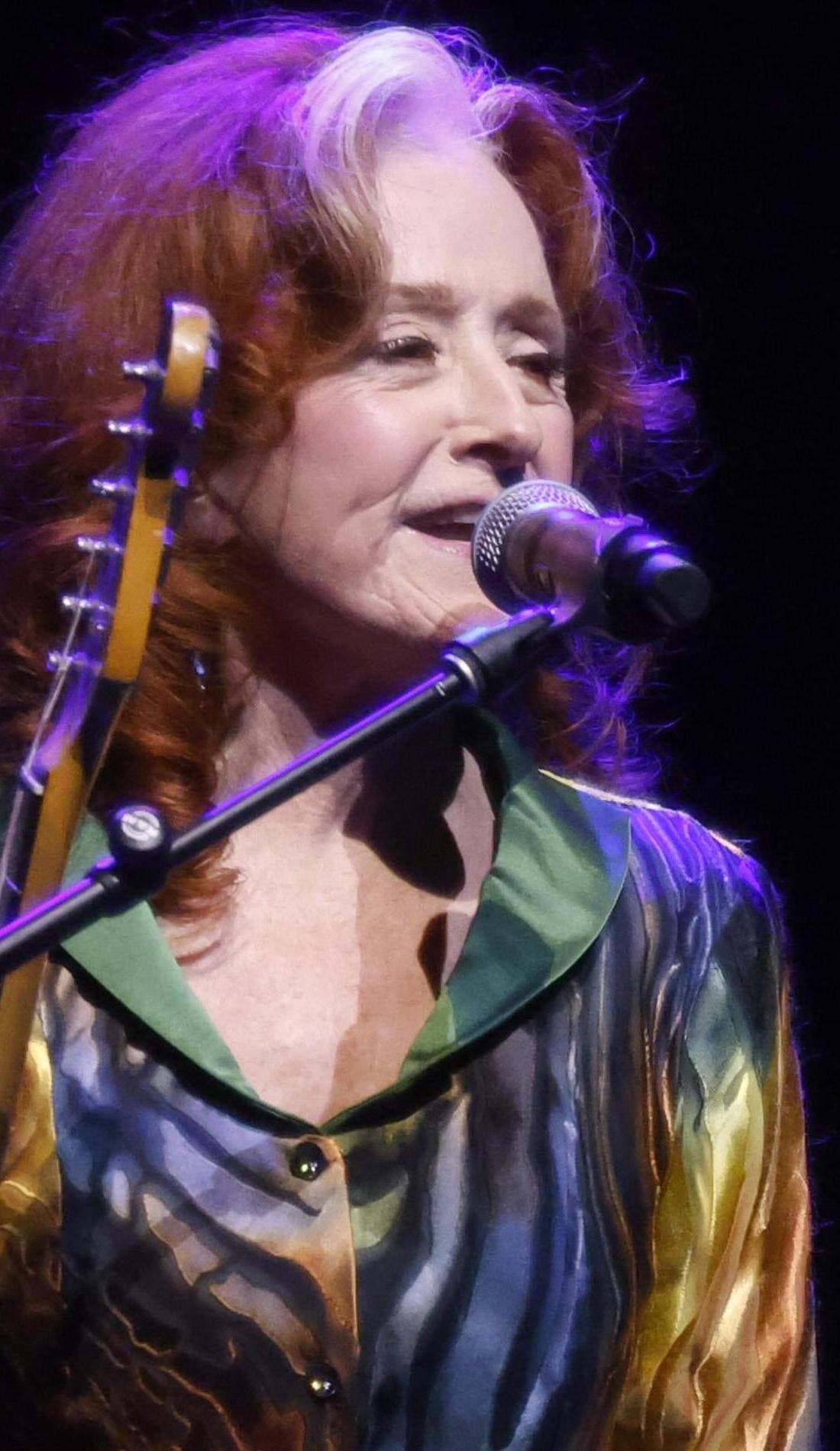 Bonnie Raitt promotional image for upcoming events and ticket sales