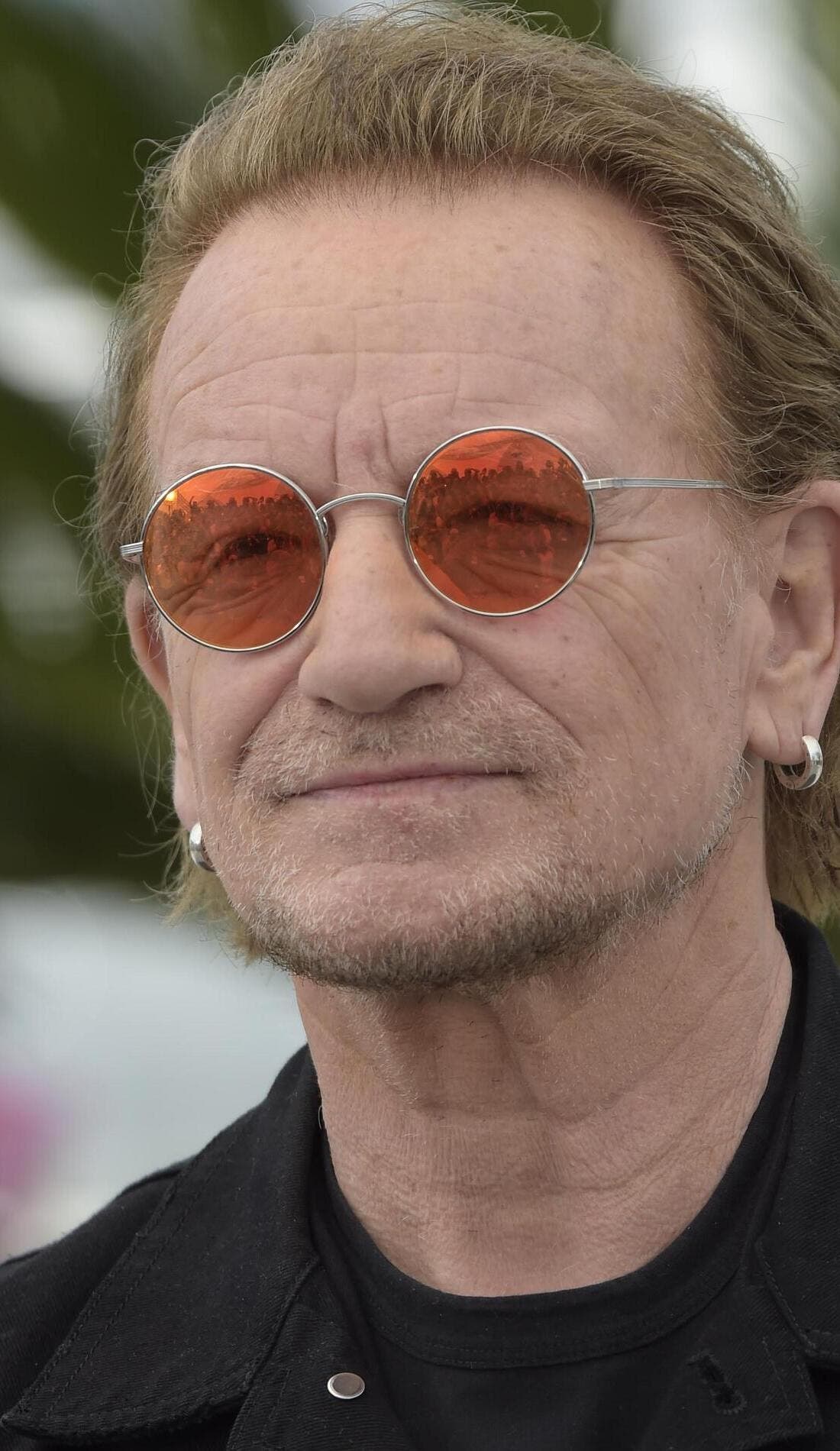 Bono promotional image for upcoming events and ticket sales