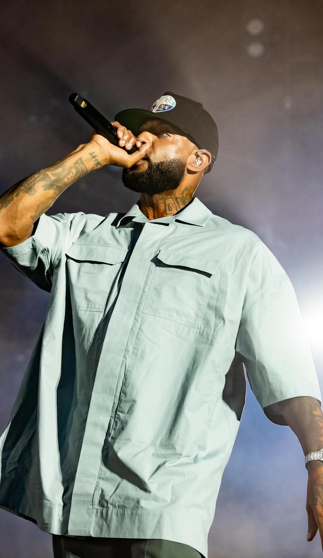Booba promotional image for upcoming events and ticket sales