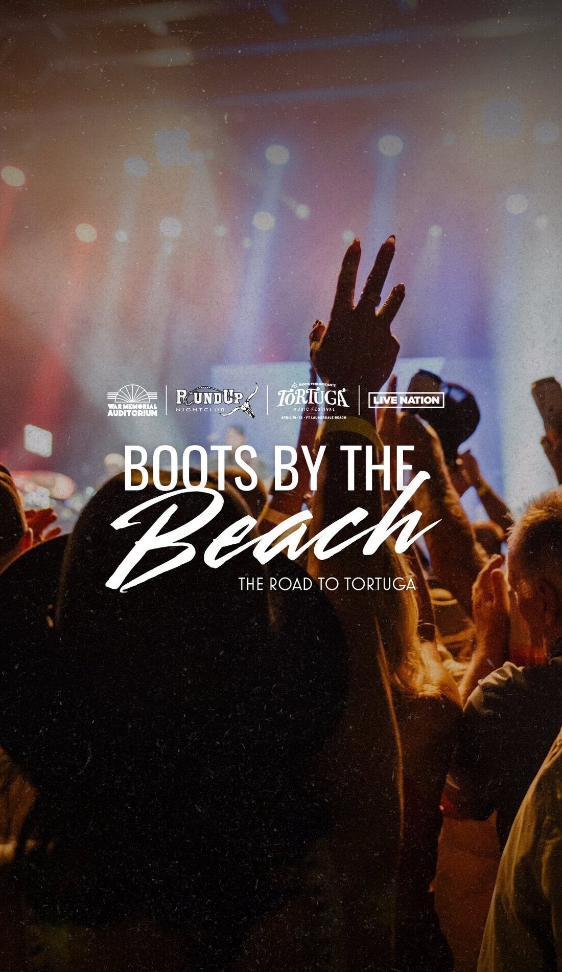 Boots By The Beach promotional image for upcoming events and ticket sales